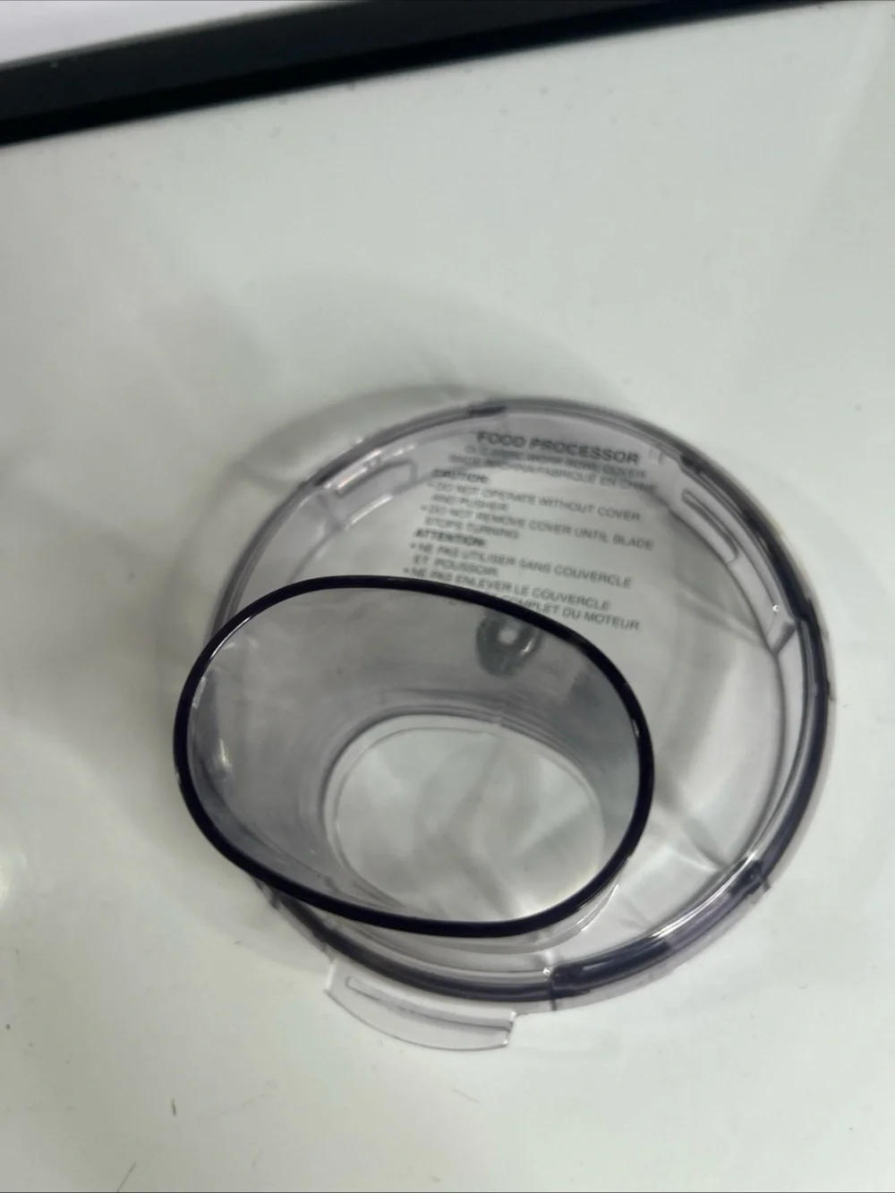 Cuisinart DLC-6WBC Work Bowl Cover Lid DLC-6 Food Processor Part Read!